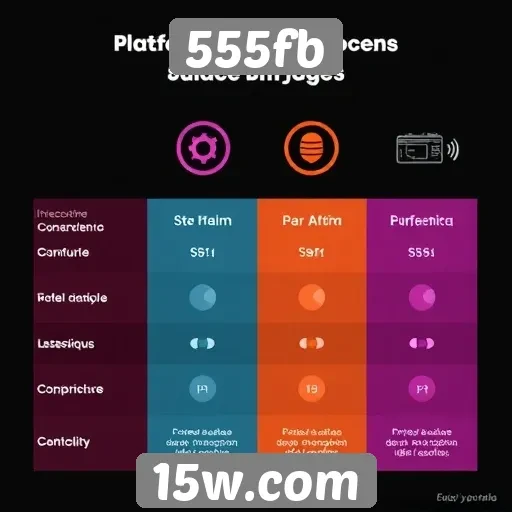 Comparativo entre 555fb e outras plataformas de jogos